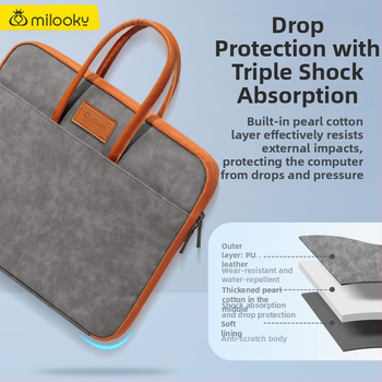 Τσάντα για φορητό υπολογιστή από PU δέρμα, αδιάβροχη, αστικός μινιμαλιστικός σχεδιασμός, μάρκα Coldplay, επένδυση πολυεστέρα