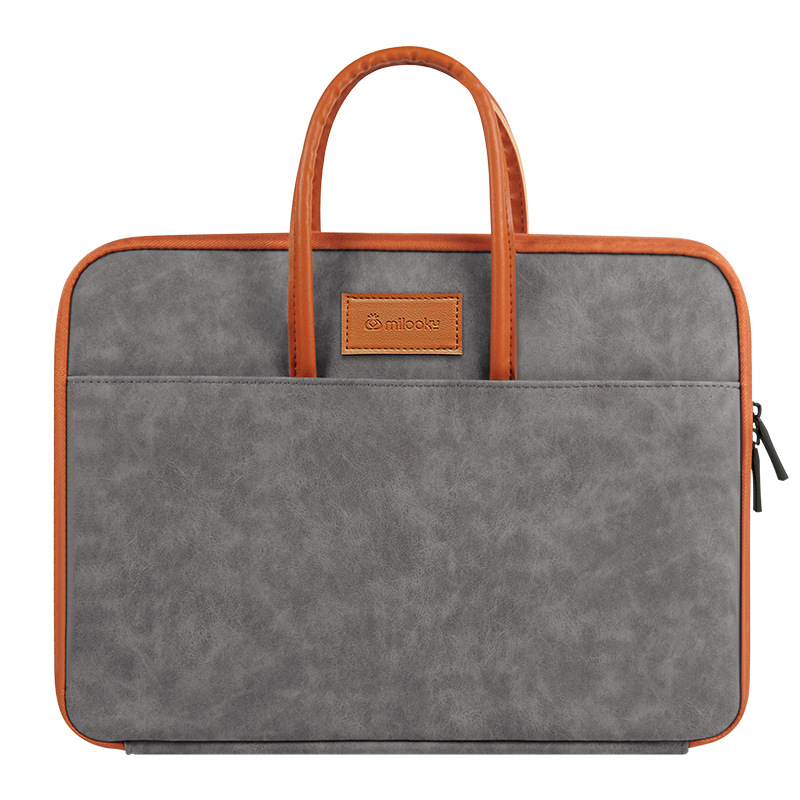 Τσάντα για φορητό υπολογιστή από PU δέρμα, αδιάβροχη, αστικός μινιμαλιστικός σχεδιασμός, μάρκα Coldplay, επένδυση πολυεστέρα