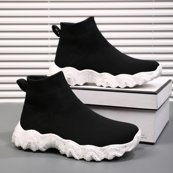 Vaikų kvėpuojančios tinklinės sportinės bateliai, Slip-On, EVA padas