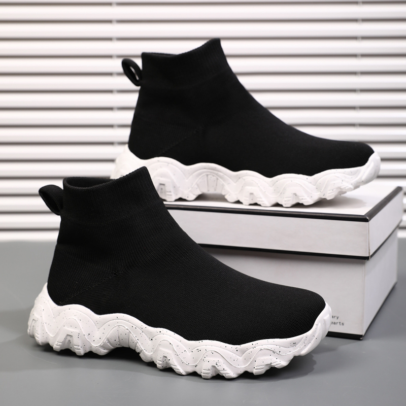 Vaikų kvėpuojančios tinklinės sportinės bateliai, Slip-On, EVA padas