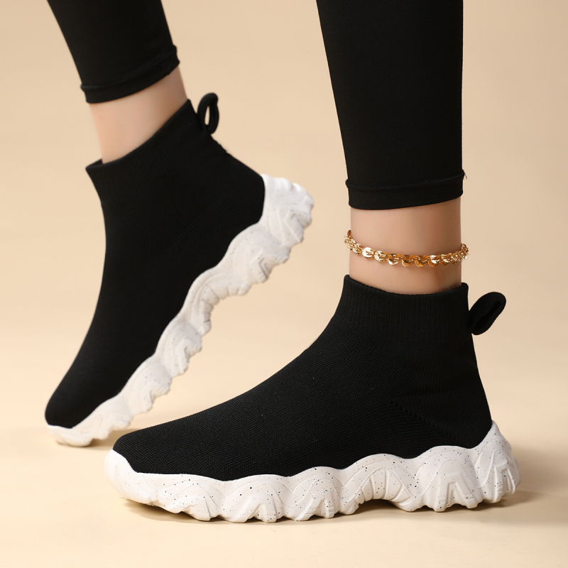 Vaikų kvėpuojančios tinklinės sportinės bateliai, Slip-On, EVA padas