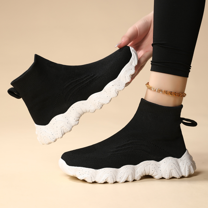 Vaikų kvėpuojančios tinklinės sportinės bateliai, Slip-On, EVA padas