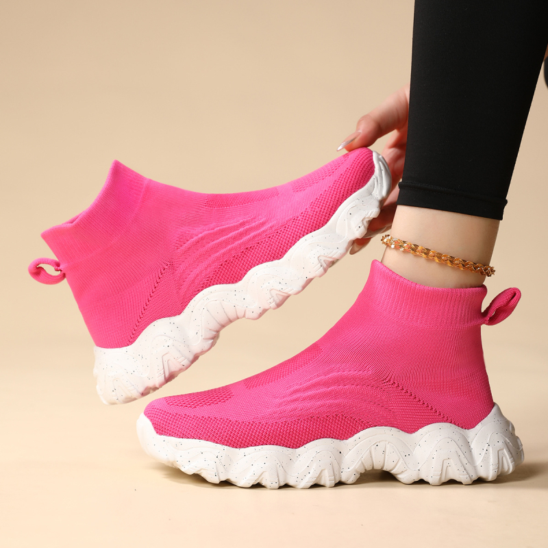 Vaikų kvėpuojančios tinklinės sportinės bateliai, Slip-On, EVA padas