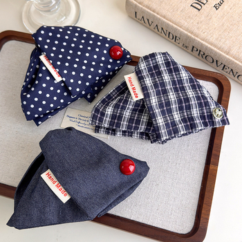 Mishang Premium trīsstūrveida matu klips – auduma materiāls, roku darbs, Produkta numurs 27449