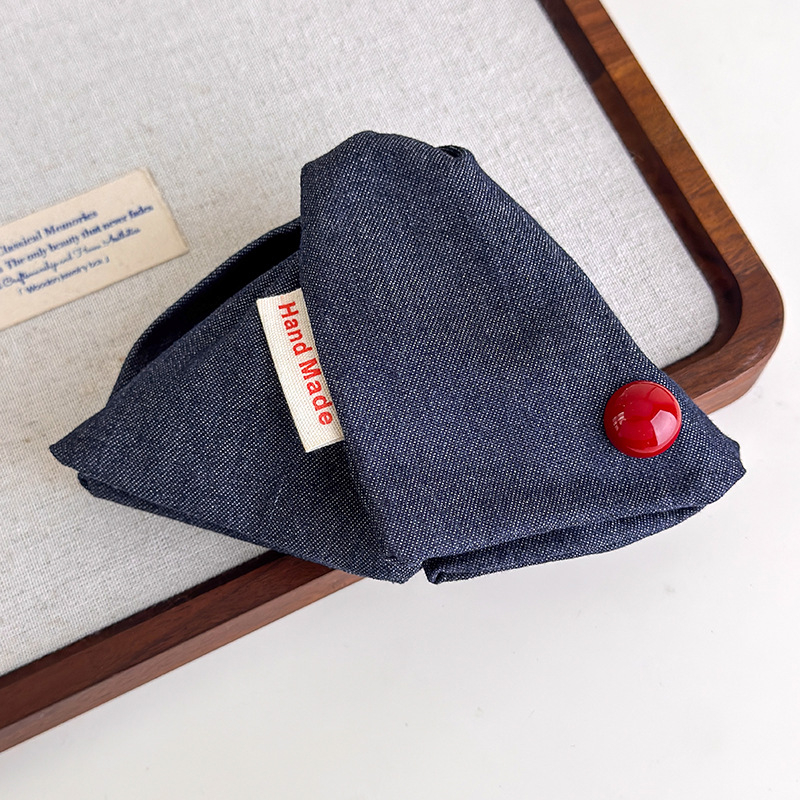 Mishang Premium trīsstūrveida matu klips – auduma materiāls, roku darbs, Produkta numurs 27449