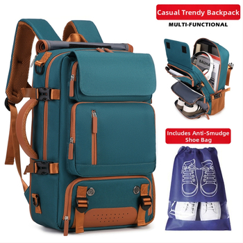 Unisex kelioninė kuprinė didelės talpos, skirta 16 colių nešiojamam kompiuteriui, Oxford audinys, išlenkti peties dirželiai