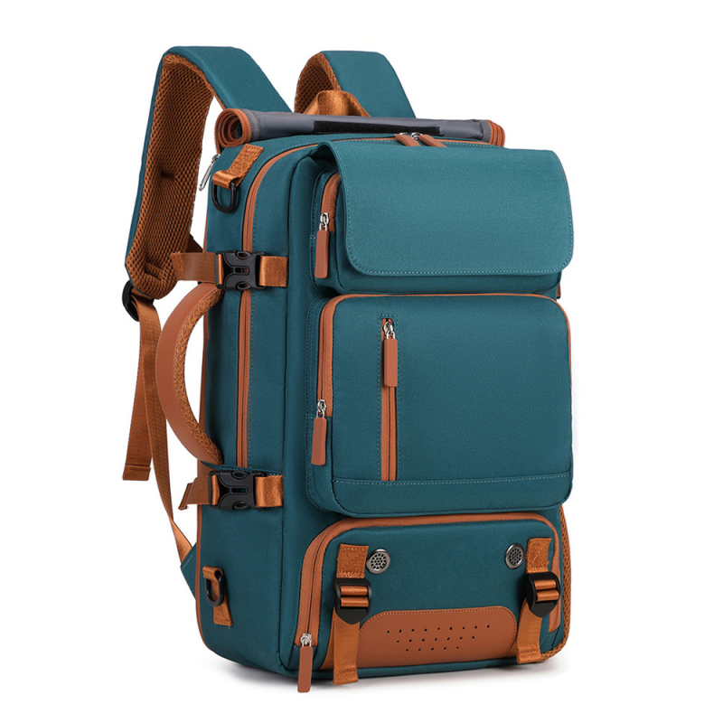 Unisex kelioninė kuprinė didelės talpos, skirta 16 colių nešiojamam kompiuteriui, Oxford audinys, išlenkti peties dirželiai