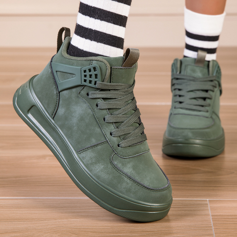 Skate tenisice srednje visine | gornji dio PU, gumeni potplat, mrežasta podstava, vezanje šnure