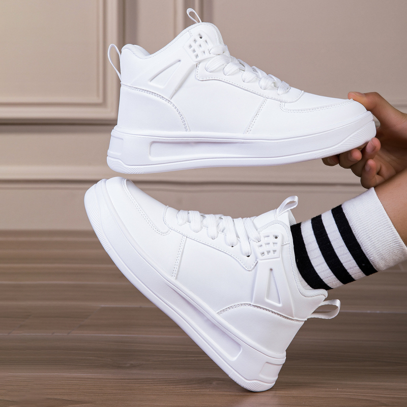 Skate tenisice srednje visine | gornji dio PU, gumeni potplat, mrežasta podstava, vezanje šnure