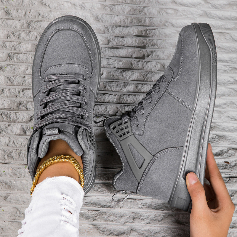 Skate tenisice srednje visine | gornji dio PU, gumeni potplat, mrežasta podstava, vezanje šnure