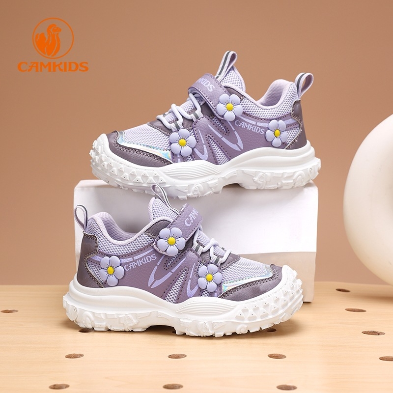 Meitenēm pārgājienu kurpes 4–6 gadu vecumam, elpojošs auduma augšējais materiāls, EVA zole, aizdare ar rotējošu sprādzi