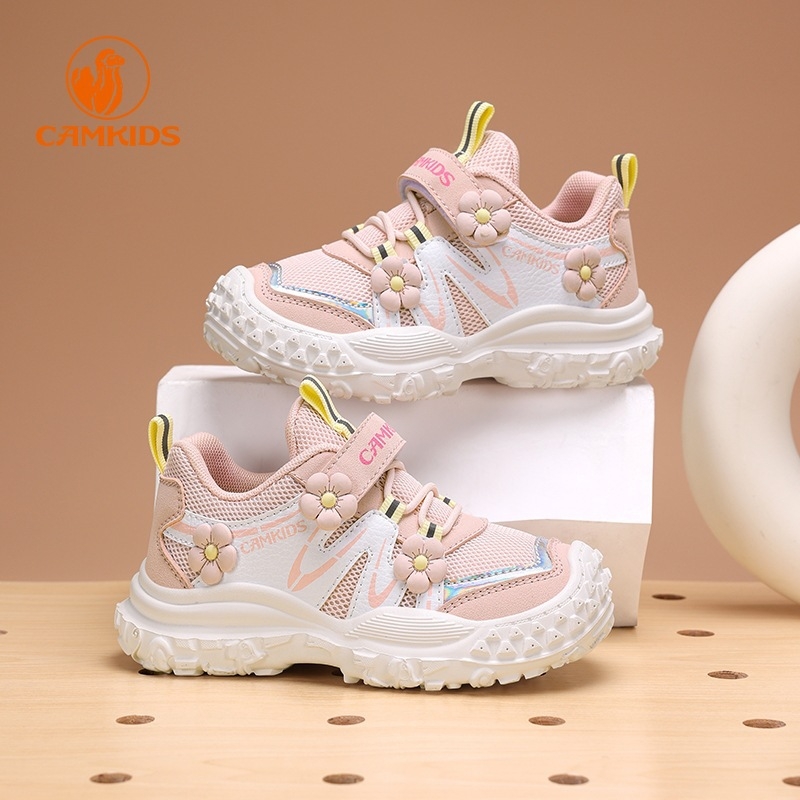 Meitenēm pārgājienu kurpes 4–6 gadu vecumam, elpojošs auduma augšējais materiāls, EVA zole, aizdare ar rotējošu sprādzi