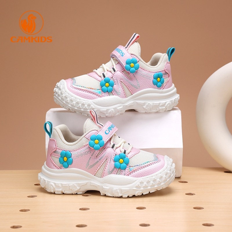 Meitenēm pārgājienu kurpes 4–6 gadu vecumam, elpojošs auduma augšējais materiāls, EVA zole, aizdare ar rotējošu sprādzi