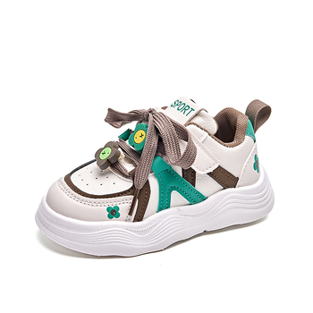 Bērnu zemie sporta apavi, Korejas stilā, mīksta zole, pretslidēšana, elpojoši, Velcro aizdare, karikatūru dizains, vecums 4–12 gadi