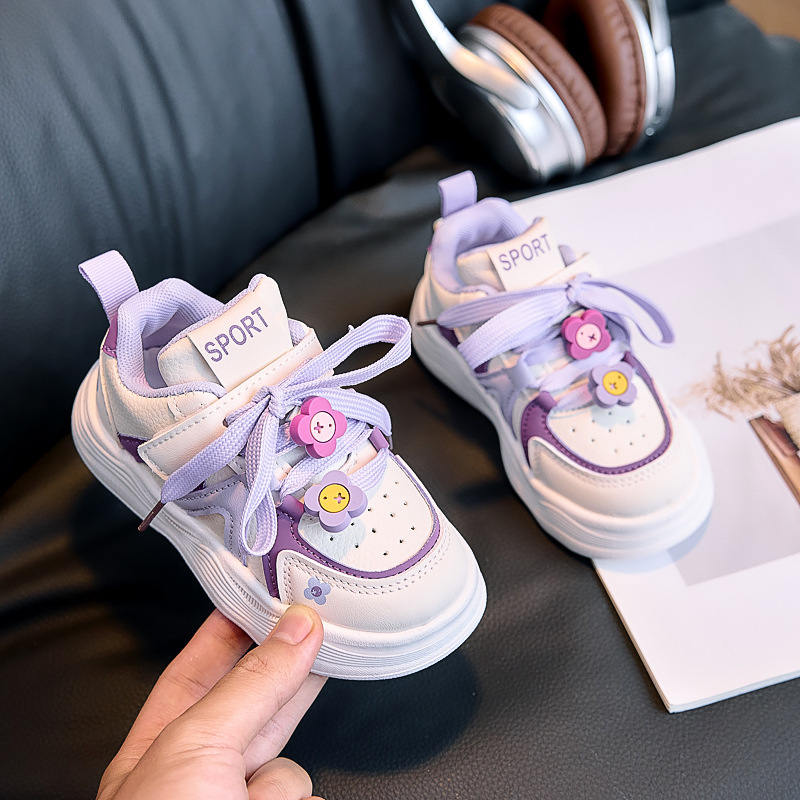 Bērnu zemie sporta apavi, Korejas stilā, mīksta zole, pretslidēšana, elpojoši, Velcro aizdare, karikatūru dizains, vecums 4–12 gadi