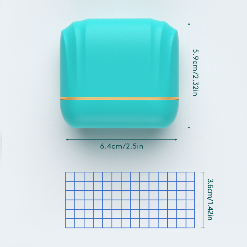 Rulavimo ženklo su keliomis rėmeliais rašymo ir kvadratinei matematikoje užduotims – modelis JXA002, medžiaga plastikas, savybės: rulė, tikslas: įspaudas, grynoji masė 36 g