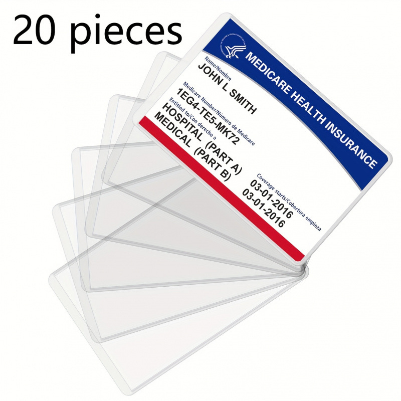 Държач за карти PVC прозрачен - водоустойчив, за кредитна карта и ID (Brand: Other; Product Number: jd601099687898714; IP Authorized: No)