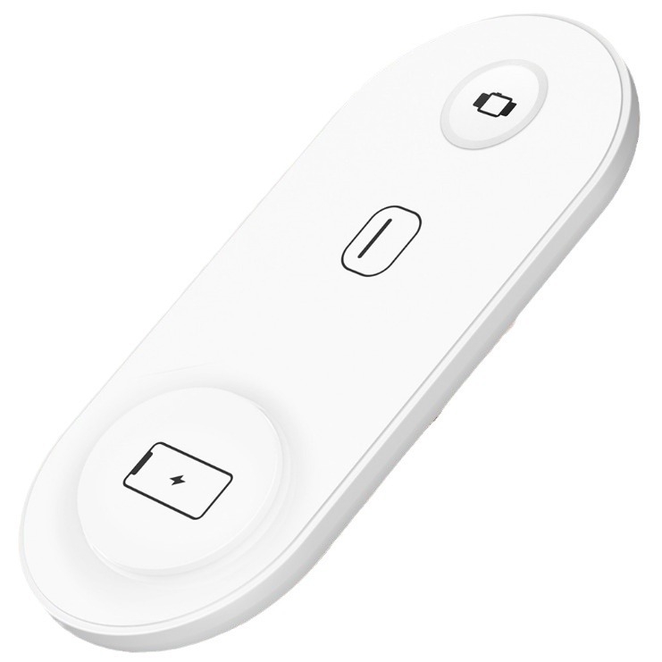 F184 mágneses 3-in-1 vezeték nélküli töltő USB-C-vel, CE/FCC/ROHS tanúsítvánnyal