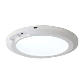 Griestu LED luktura ar cilvēka ķermeņa noteikšanas sensoru, pārklājums 5–10 m², spriegums ≤36V