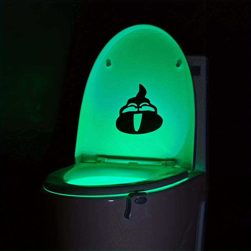 Tualeto sensorinis apšvietimas - baterijų maitinimas, LED naktinė lemputė, indukcinis jungiklis, PVC gaubtas