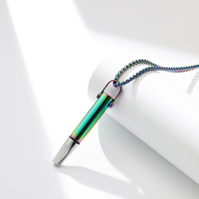 Nerūdijančio plieno kaklo papuošalas, įprasta grandinė, nerūdijančio plieno pakabukas, svoris 6 g