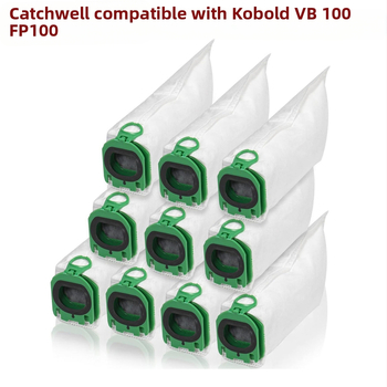 Catchwell putekļu maisiņš Vorwerk Kobold VB100 / VB100 FP10 putekļsūcējam, modeļa H-V6-063, mājas lietošanai