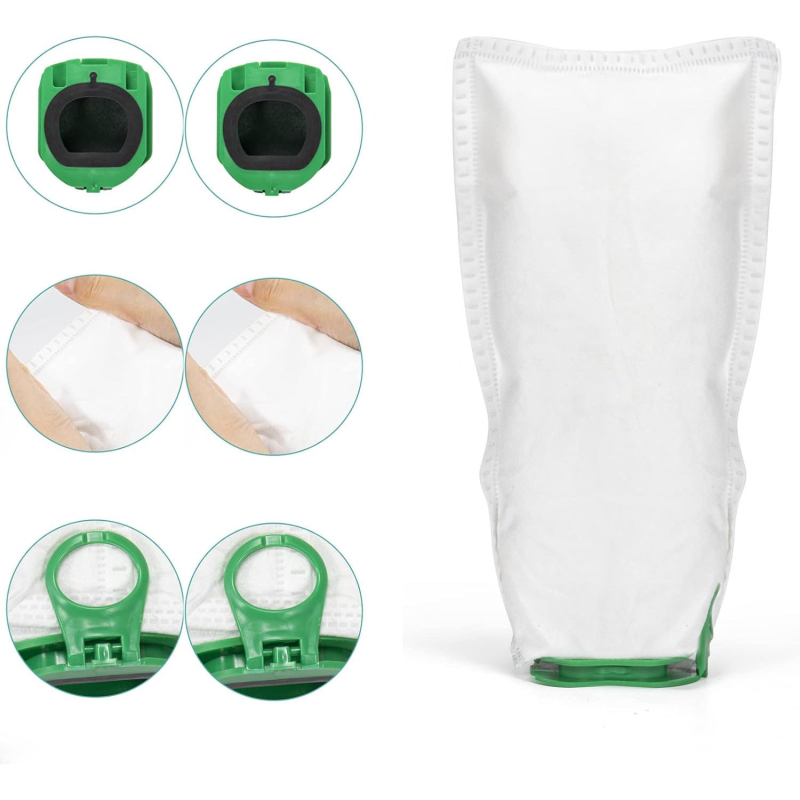 Catchwell putekļu maisiņš Vorwerk Kobold VB100 / VB100 FP10 putekļsūcējam, modeļa H-V6-063, mājas lietošanai