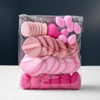 35 gab. skaistumkopšanas sūklīši un pūderpuff komplekts, hidrofilais poliuretāns