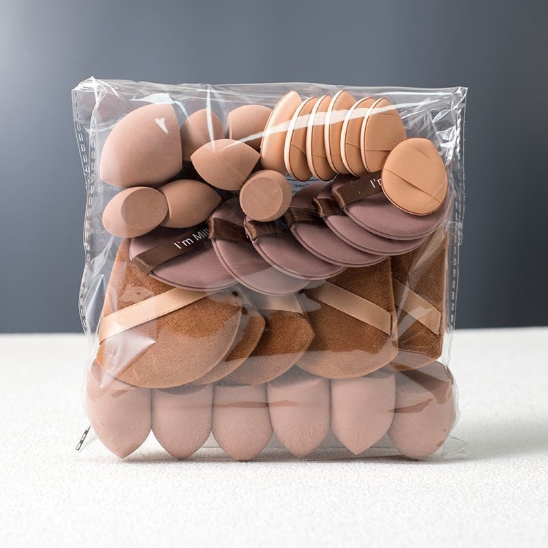 35 gab. skaistumkopšanas sūklīši un pūderpuff komplekts, hidrofilais poliuretāns