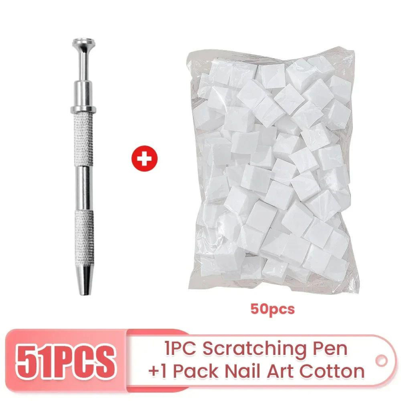 Nagu mākslas nospiedumu komplekts ar sūklja blokiem, plastmasa, 50 gab., Guangzhou, HONGYU