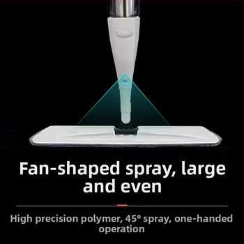 Spray mop za pod — suho i mokro čišćenje, dvostruka upotreba, izdržljiv, novi dizajn, 500 ml, bez mirisa, kutija 50 kom.