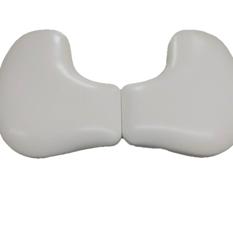 Nagu mākslai: U formas rokas spilvens ar pārnēsājamu atdalāmu atbalstu, slīpa PU virsma, daudzfunkcionāls