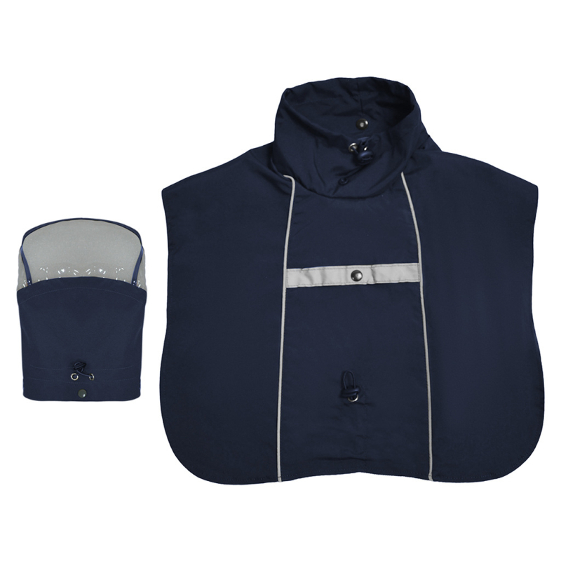 Šunų lietpaltis su gobtuvu – poliesteris, dvigubas sluoksnis, kasdienio stiliaus drabužiai augintiniams