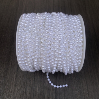 Soaring Kokvilnas pavedienu pērlīšu ķēde – Plastmasas/sveķu materiāls, Apaļas pērlītes, Vasara 2024