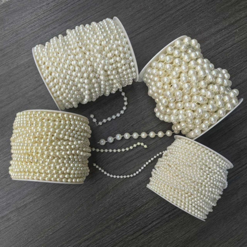 Soaring Kokvilnas pavedienu pērlīšu ķēde – Plastmasas/sveķu materiāls, Apaļas pērlītes, Vasara 2024