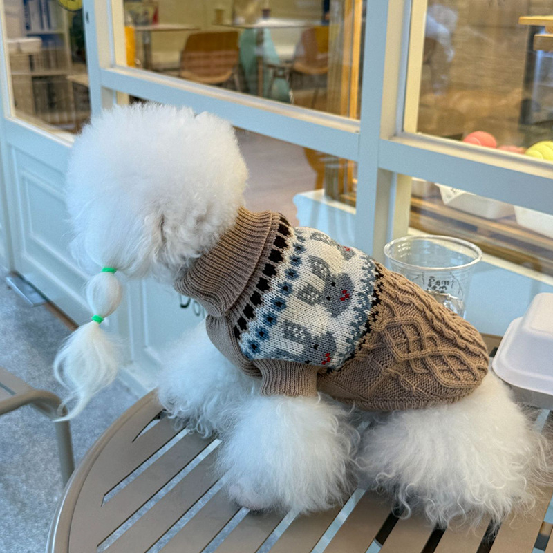 Vilnas džemperis mājdzīvniekiem, Eiropas un Amerikas stils, modelis A03