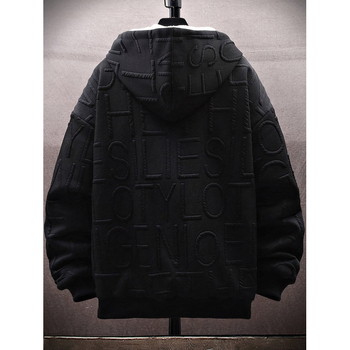 Jakete ar burtiem drukāšanu un pūkaina oderējuma iekšpusē - kardigāna stils, Ramie 51–70%, audums O'Dell, Četri gadalaiki