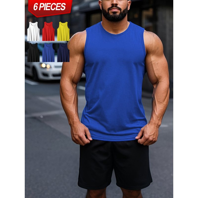 Unisex be rankovių tanktopas, Slim Fit, pieno baltymų pluoštas, logotipo spaudas, fleece vidus