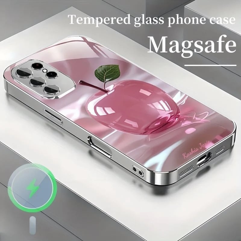Carcasă de telefon pentru Samsung Galaxy S23/S24/S22/S25 — TPU + acrilic + cadru metalic pentru cameră, butoane metalice, protecție împotriva căderilor, presare la cald, personalizabilă