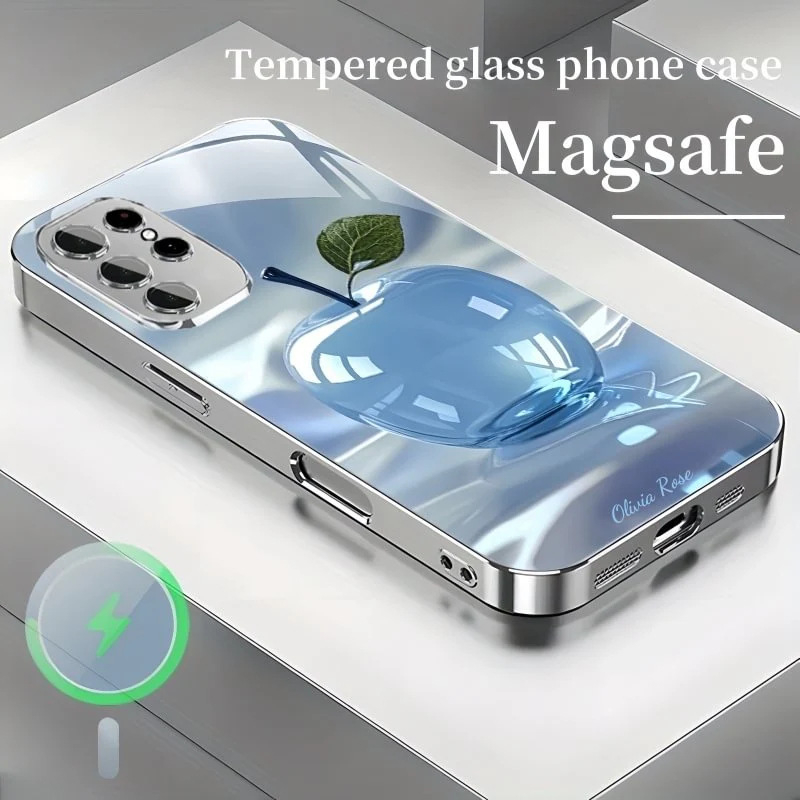 Carcasă de telefon pentru Samsung Galaxy S23/S24/S22/S25 — TPU + acrilic + cadru metalic pentru cameră, butoane metalice, protecție împotriva căderilor, presare la cald, personalizabilă