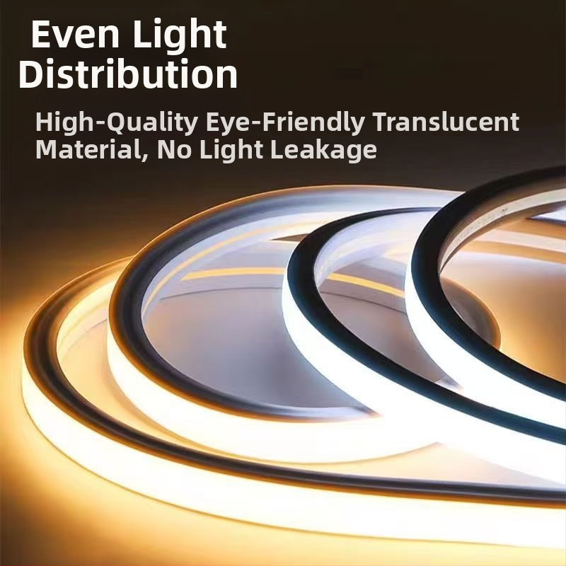 Bandă LED din silicon - 24V, impermeabilă, flexibilă, 130 LED (3528), durată de viață 50.000 ore