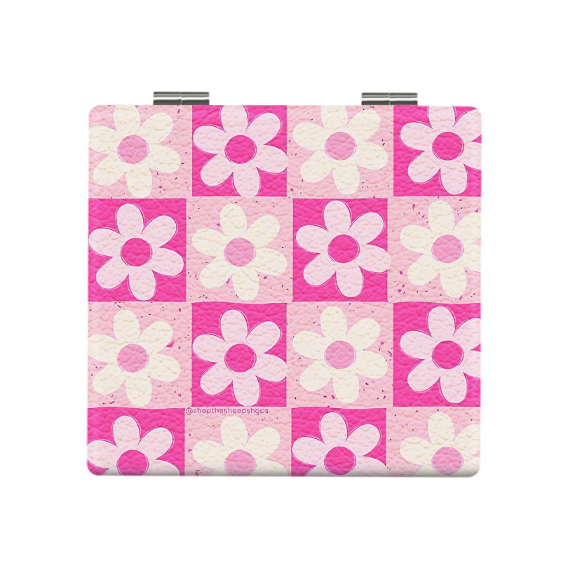 Luneta de machiaj pliabilă, portabilă, imprimare logo; finisaj personalizabil; cadrul: PU/PS/PVC; material lentilă: Altul; materiale: PU piele, oțel inoxidabil, sticlă PC