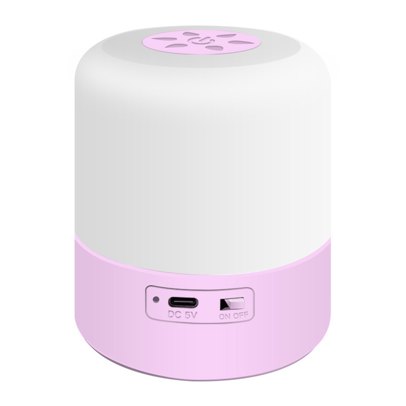 Naktinė lemputė su įmontuota baterija | Plastinis gaubtas | Mygtukinis jungiklis | Ambientinis švelnus apšvietimas | Prabangus stilius