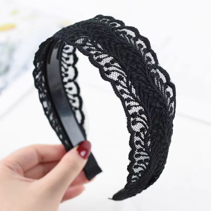 Liman márkás fejpánt csipkés széle, kézzel készített anyagból, koreai stílus, nőknek