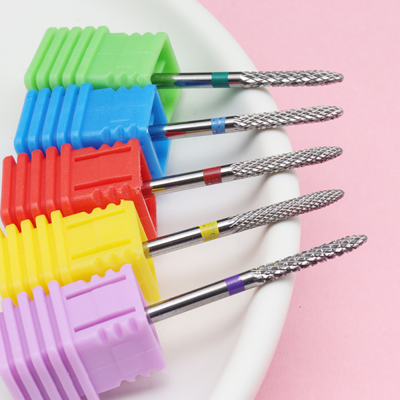 Glava za poliranje noktiju od volframovog čelika (model HLWG) rotacijski pilnik za uklanjanje mrtve kože, alat za poliranje površine noktiju