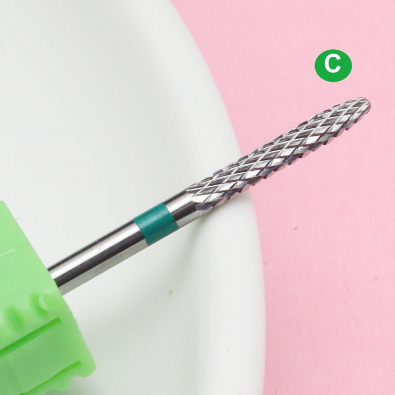 Glava za poliranje noktiju od volframovog čelika (model HLWG) rotacijski pilnik za uklanjanje mrtve kože, alat za poliranje površine noktiju