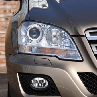 Dawn PC светлинен капак за Mercedes W164 ML400/ML450/ML350 – PC материал, не е внос, без персонализация