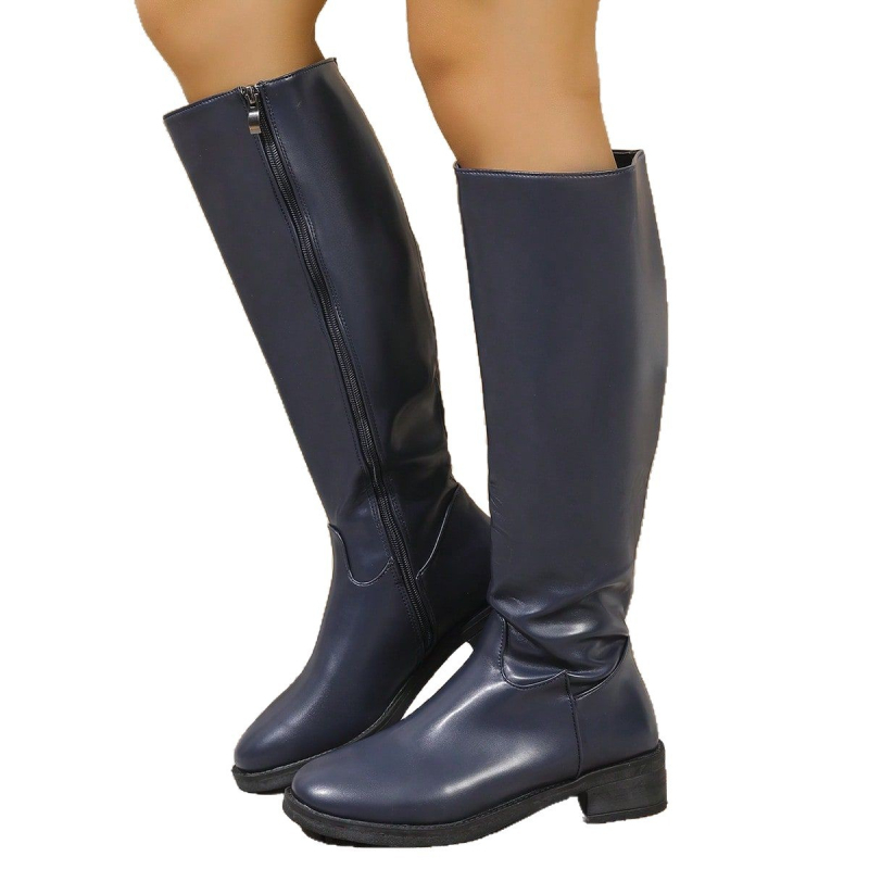 Martin zābaki sievietēm, PU augšējā daļa, gumijas zole, augsts garums, sānu rāvējslēdzējs