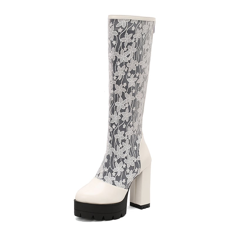 Sieviešu modes zābaki ar siksnām, ūdensizturīga platforma, augsts papēdis virs 8 cm, PU augšdaļa