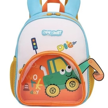 Rucsac pentru grădiniță – unisex, poliester, respirabil, stil drăguț, imprimeu cu animale